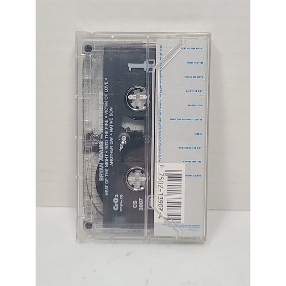 Into the Fire by Bryan Adams (Cassette, 1987, A&M (USA)) - Used - Picture 2 of 5